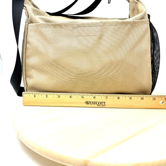 L.L. Bean Tote Beige Messenger Bag Organizer - Picture 10 of 13